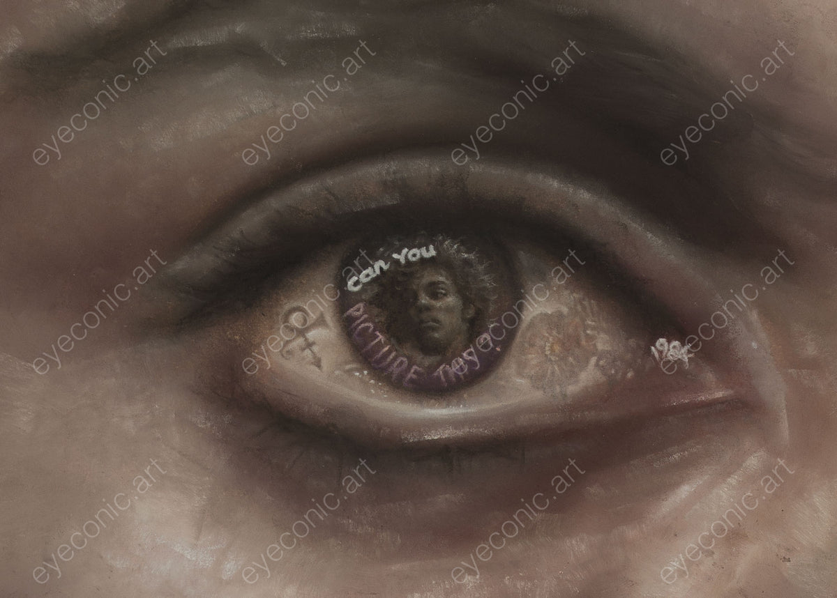 Prince - Picture This - Original Pastel Artwork by Stephen Doig